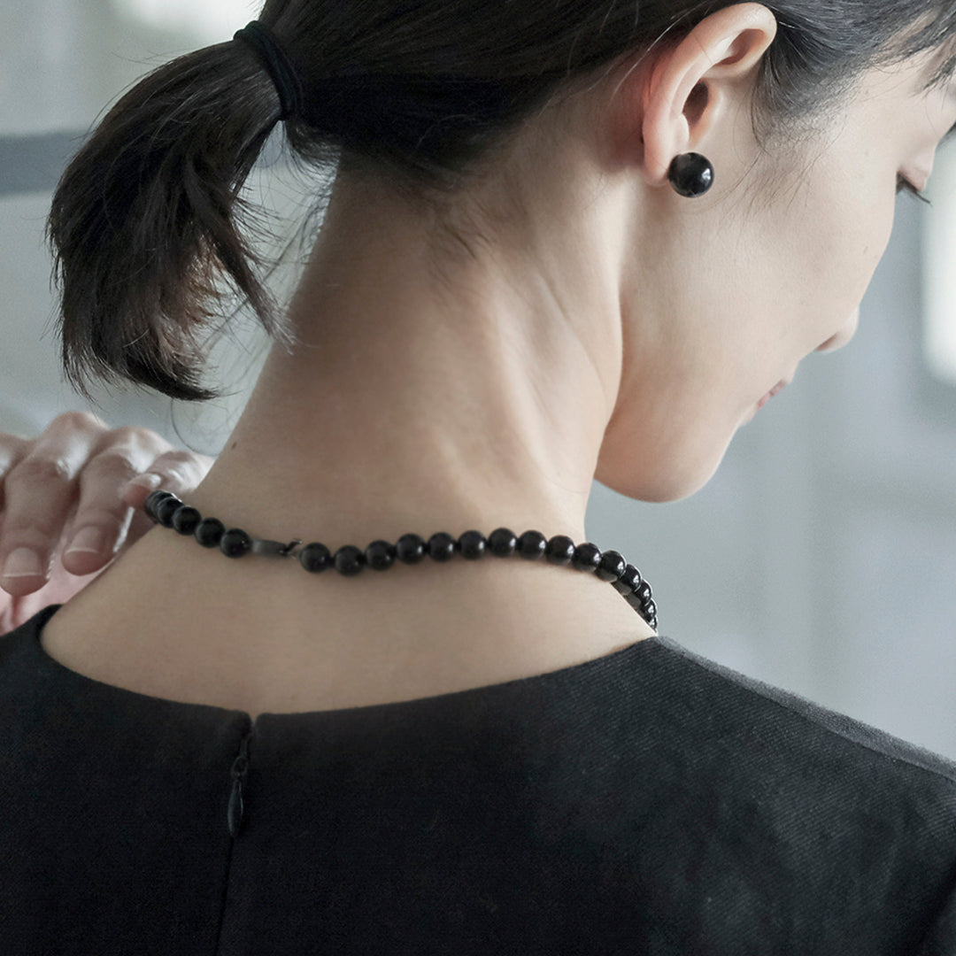 ［shuo'］Onyx Pierce／ Earring