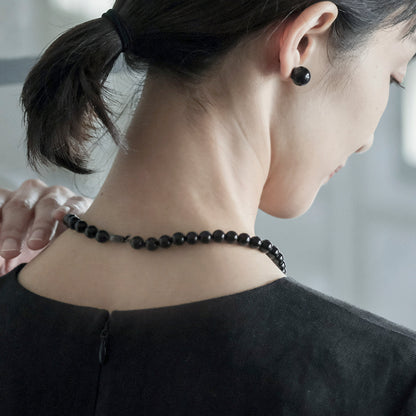 ［shuo'］Onyx Pierce／ Earring