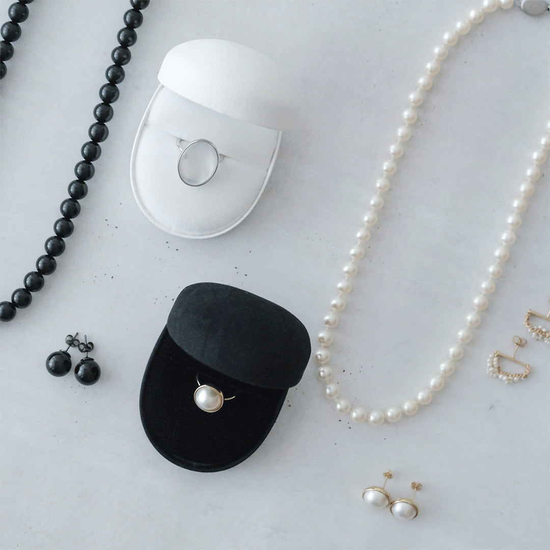 【受注商品】［shuo'］Mabe Pearl Ring（12～15号）