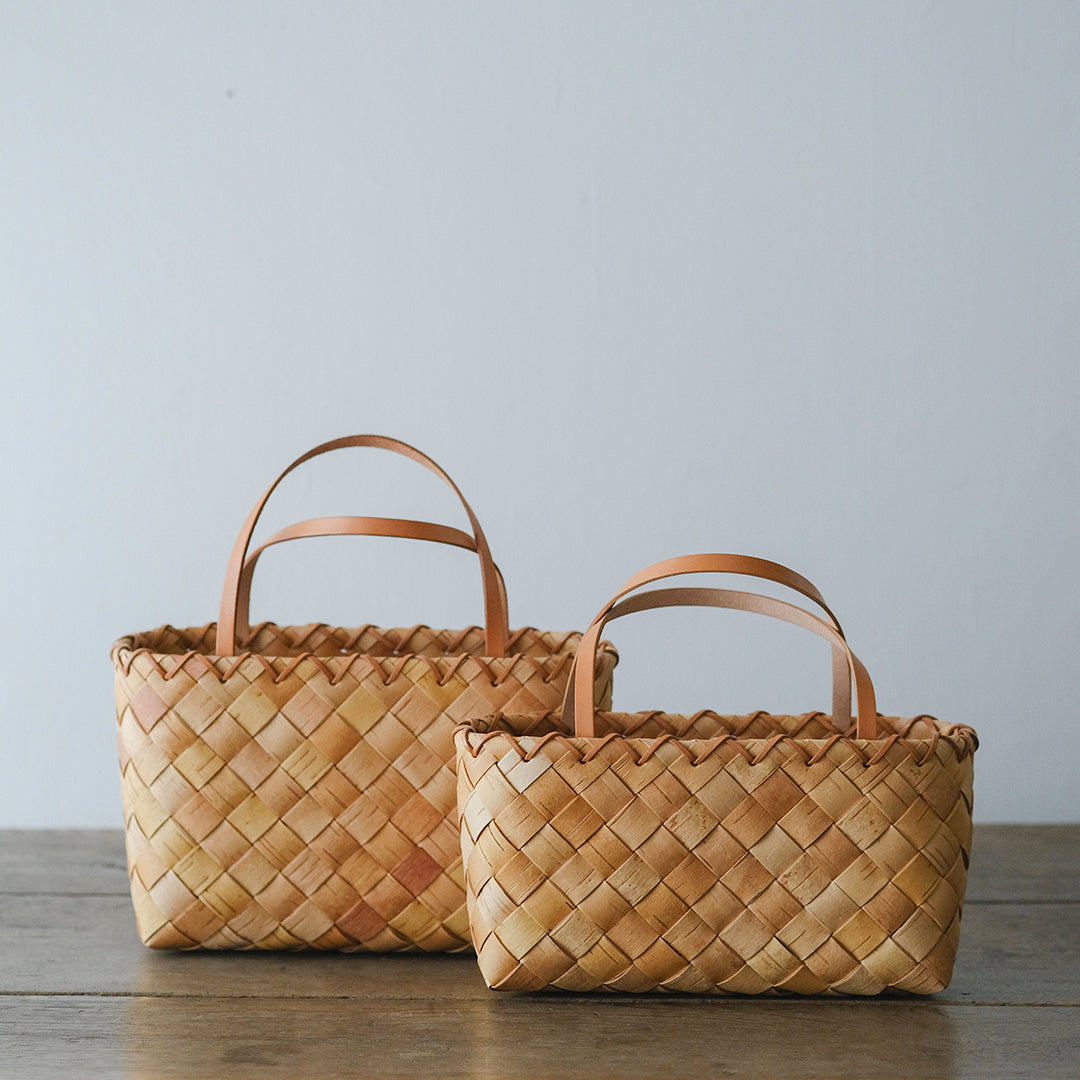 白樺カゴバッグ 白樺のかごバッグ（M） | BTR