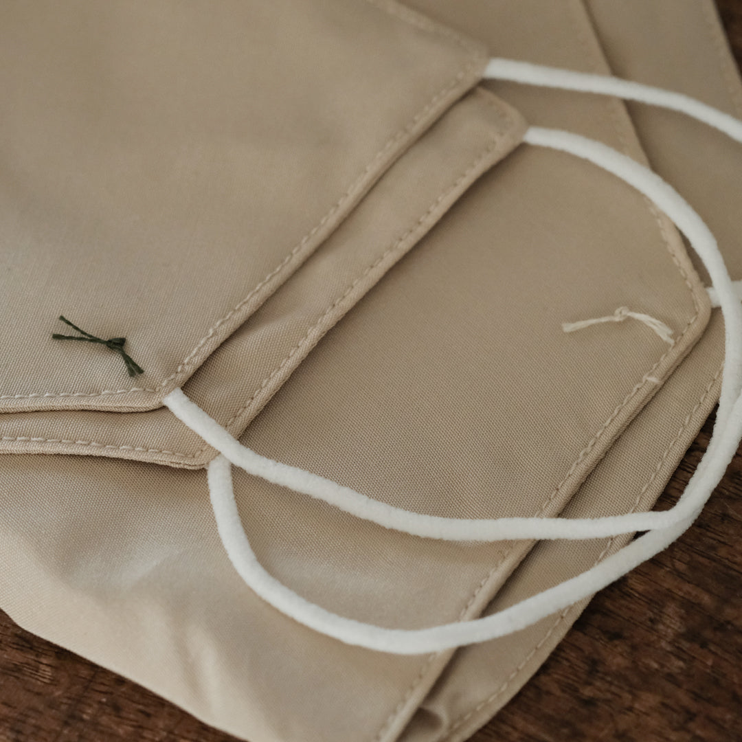 ［COCOONA SKINWEAR］布帛マスク　２枚組