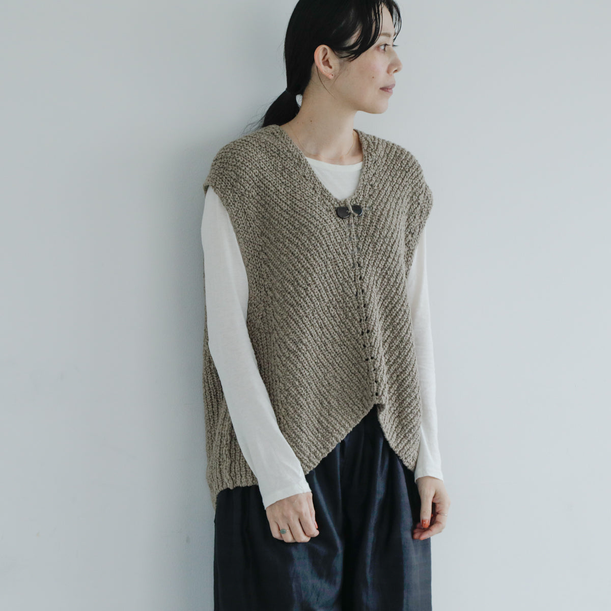 ONICA／Slub bubble Vest(Oni063)