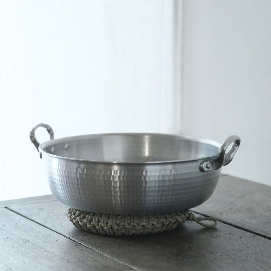 大:約30cmの鍋を置いて