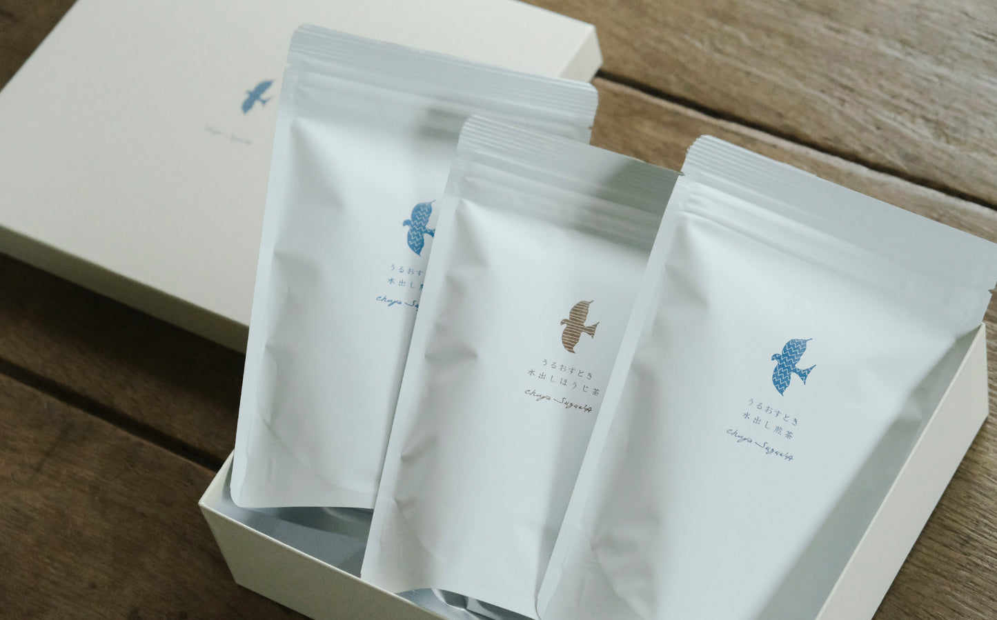 ［茶屋すずわ］うるおすとき　お茶詰め合わせ（3個セット）