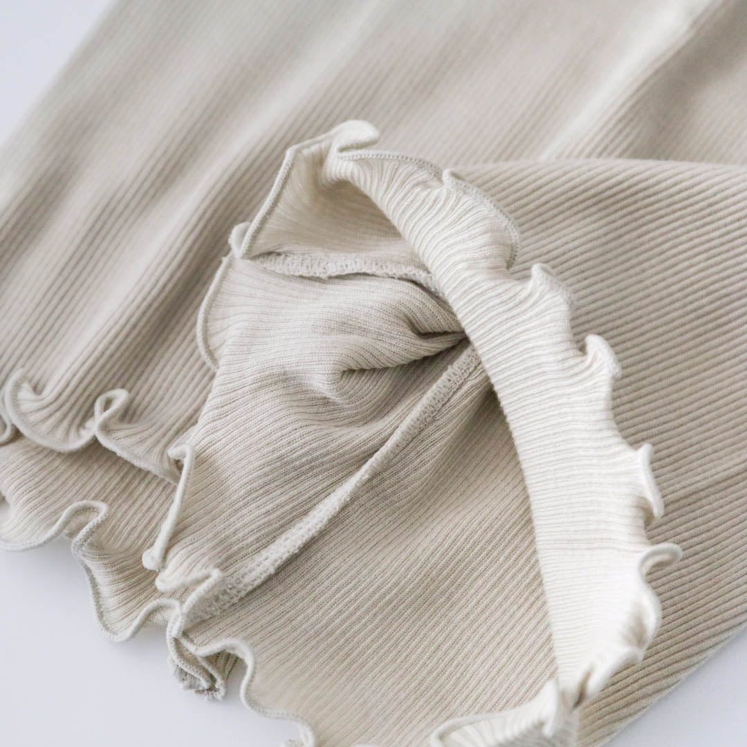 me.／スーピマコットンリブ 2分丈インナーパンツ（me-18156）