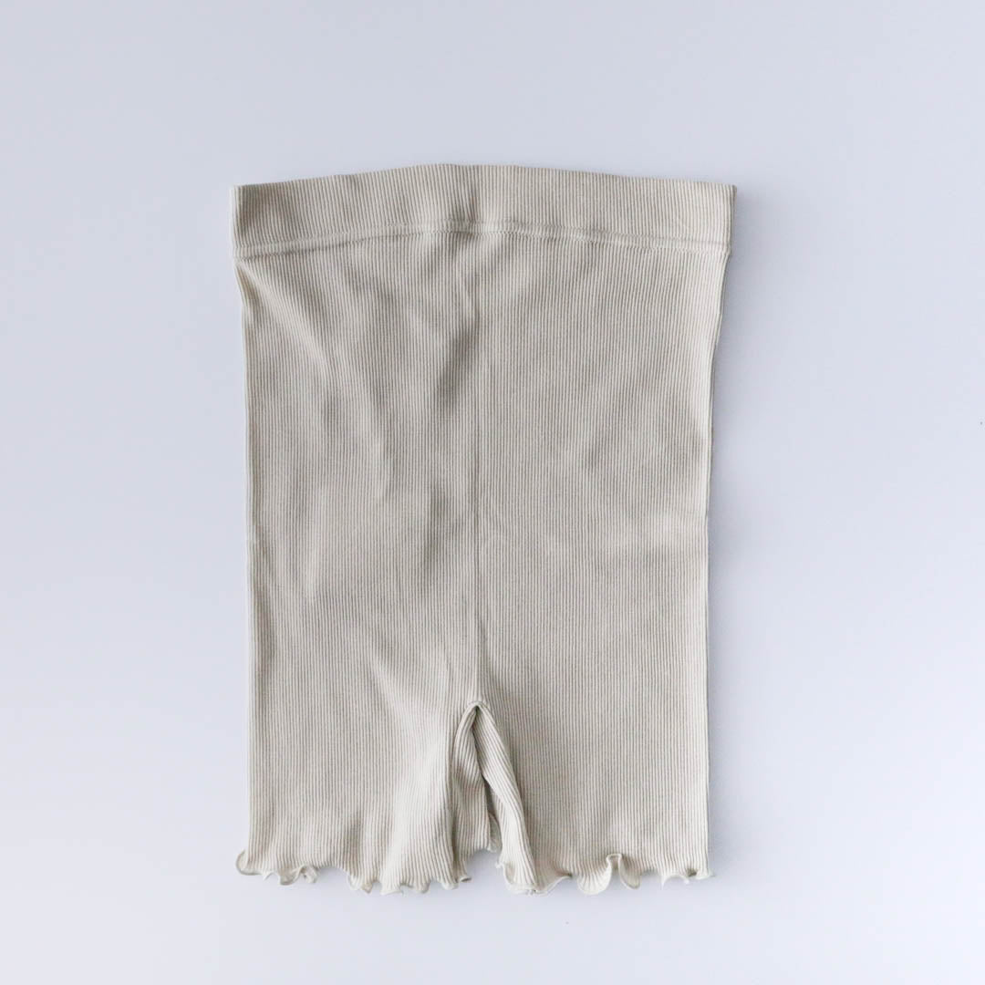 me.／スーピマコットンリブ 2分丈インナーパンツ（me-18156）