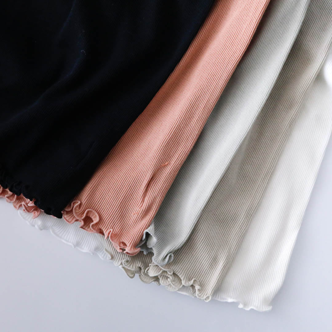 me.／スーピマコットンリブ パッド付きタンクトップ（me-18153）