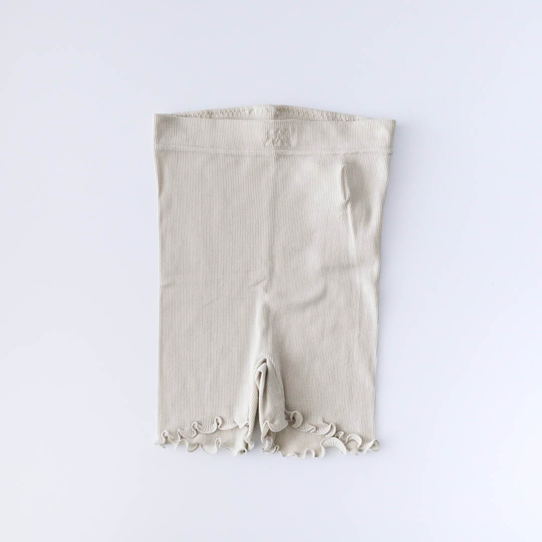 me.／スーピマコットンリブ 2分丈インナーパンツ（me-18156）