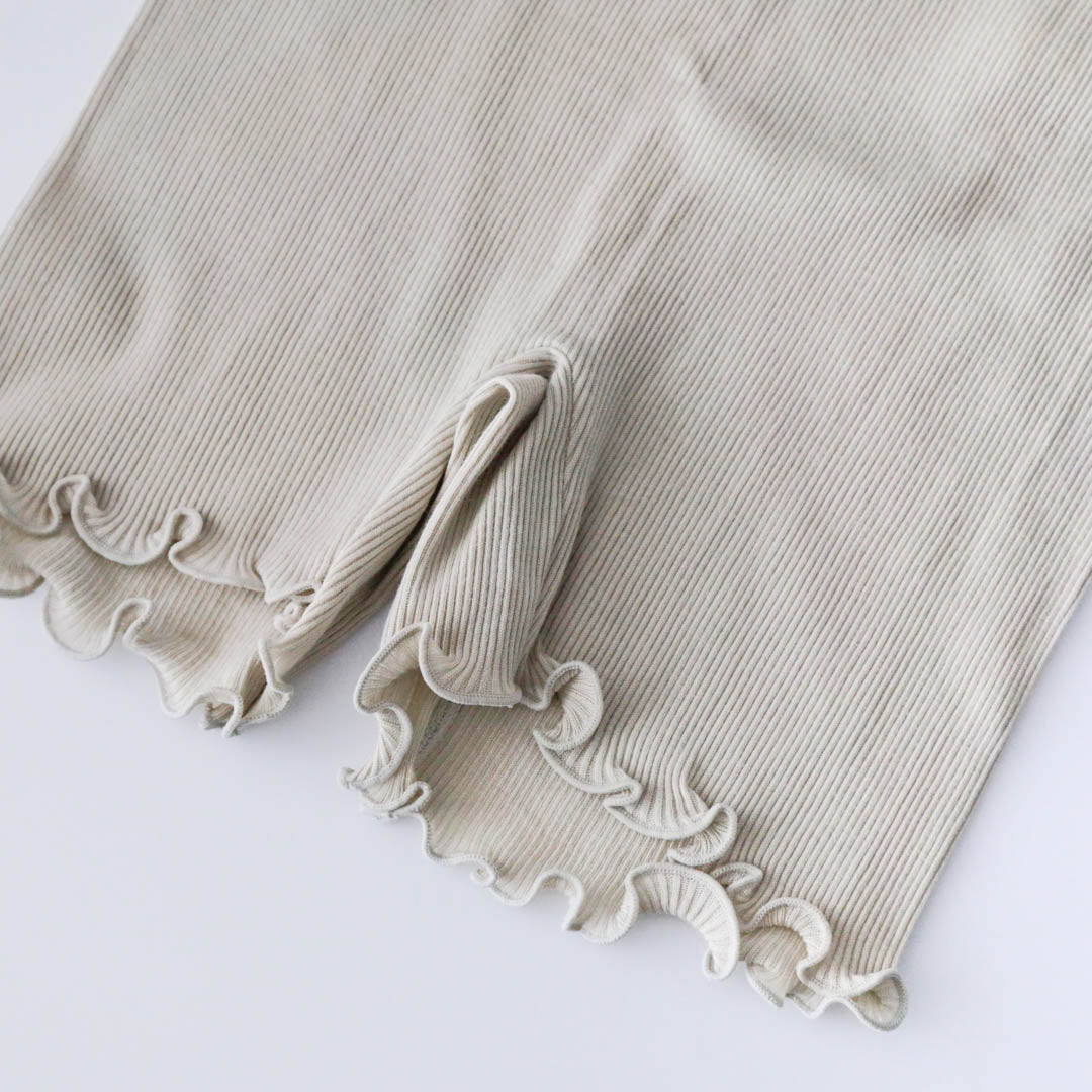 me.／スーピマコットンリブ 2分丈インナーパンツ（me-18156）