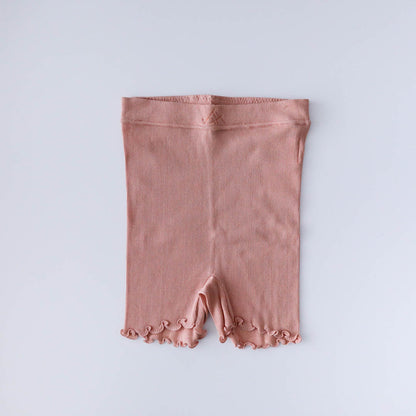 me.／スーピマコットンリブ 2分丈インナーパンツ（me-18156）