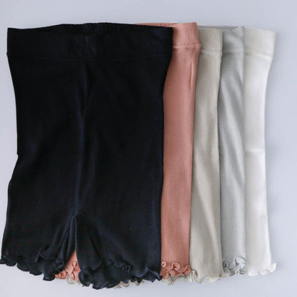 me.／スーピマコットンリブ 2分丈インナーパンツ（me-18156）