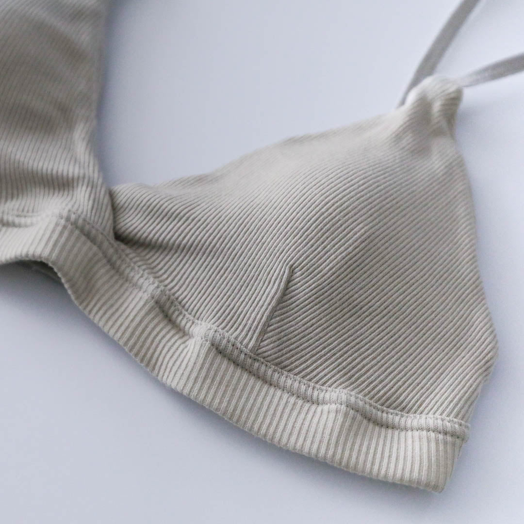 me.／スーピマコットンリブ ブラ（me-18151）