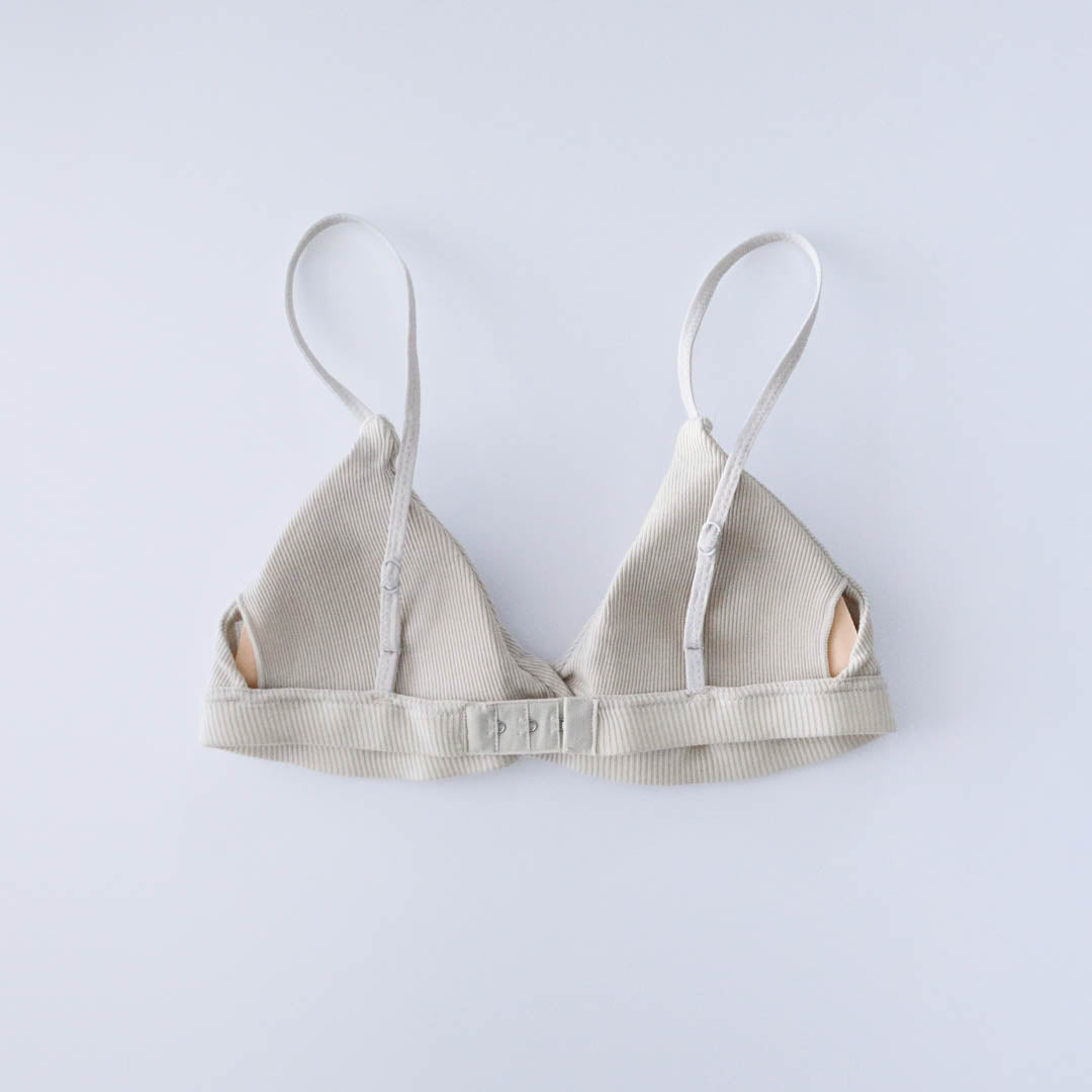 me.／スーピマコットンリブ ブラ（me-18151）