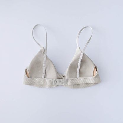 me.／スーピマコットンリブ ブラ（me-18151）