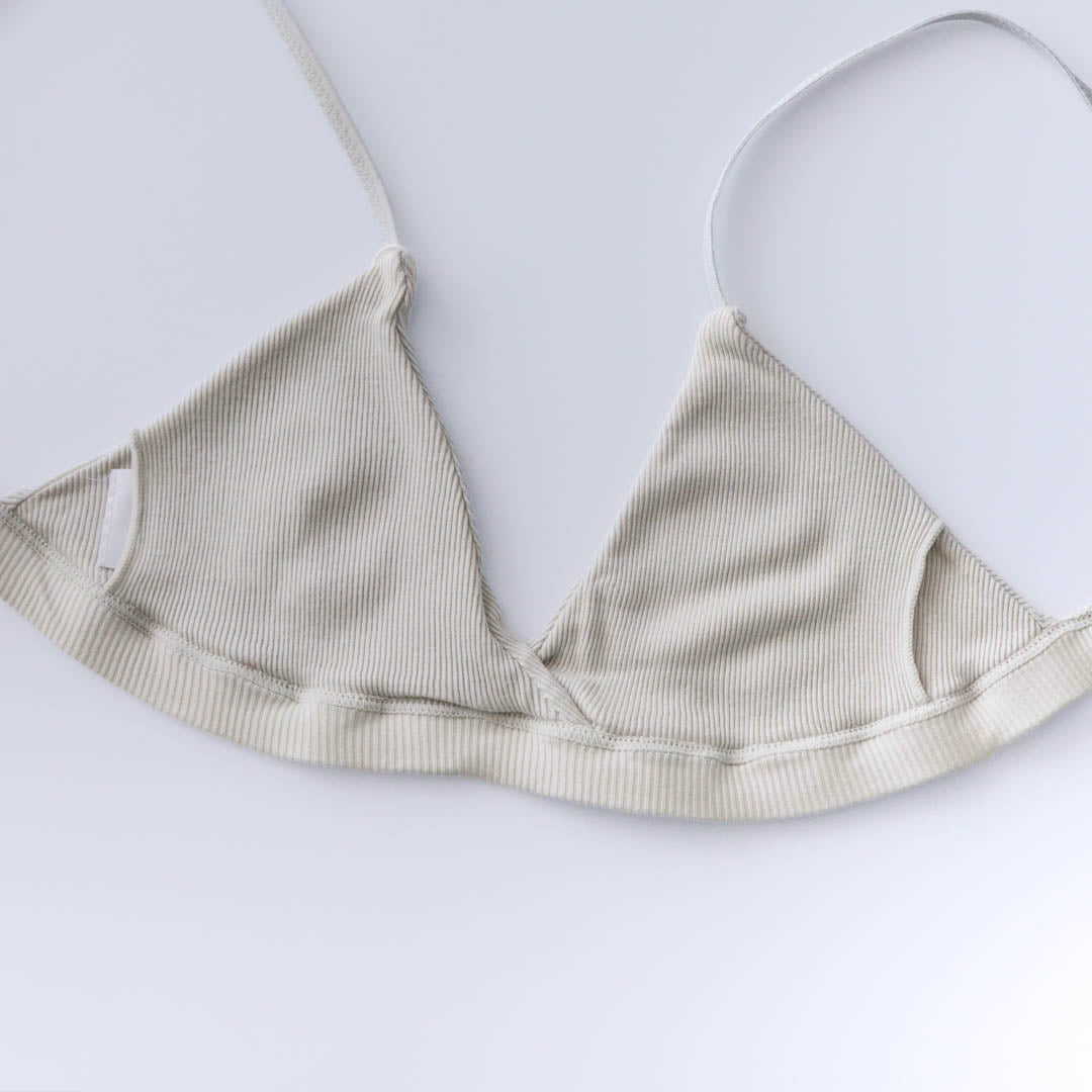 me.／スーピマコットンリブ ブラ（me-18151）