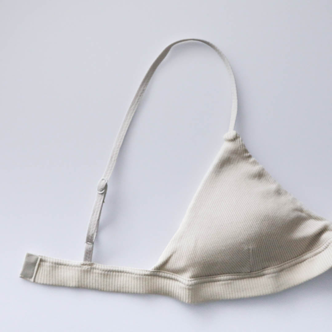 me.／スーピマコットンリブ ブラ（me-18151）