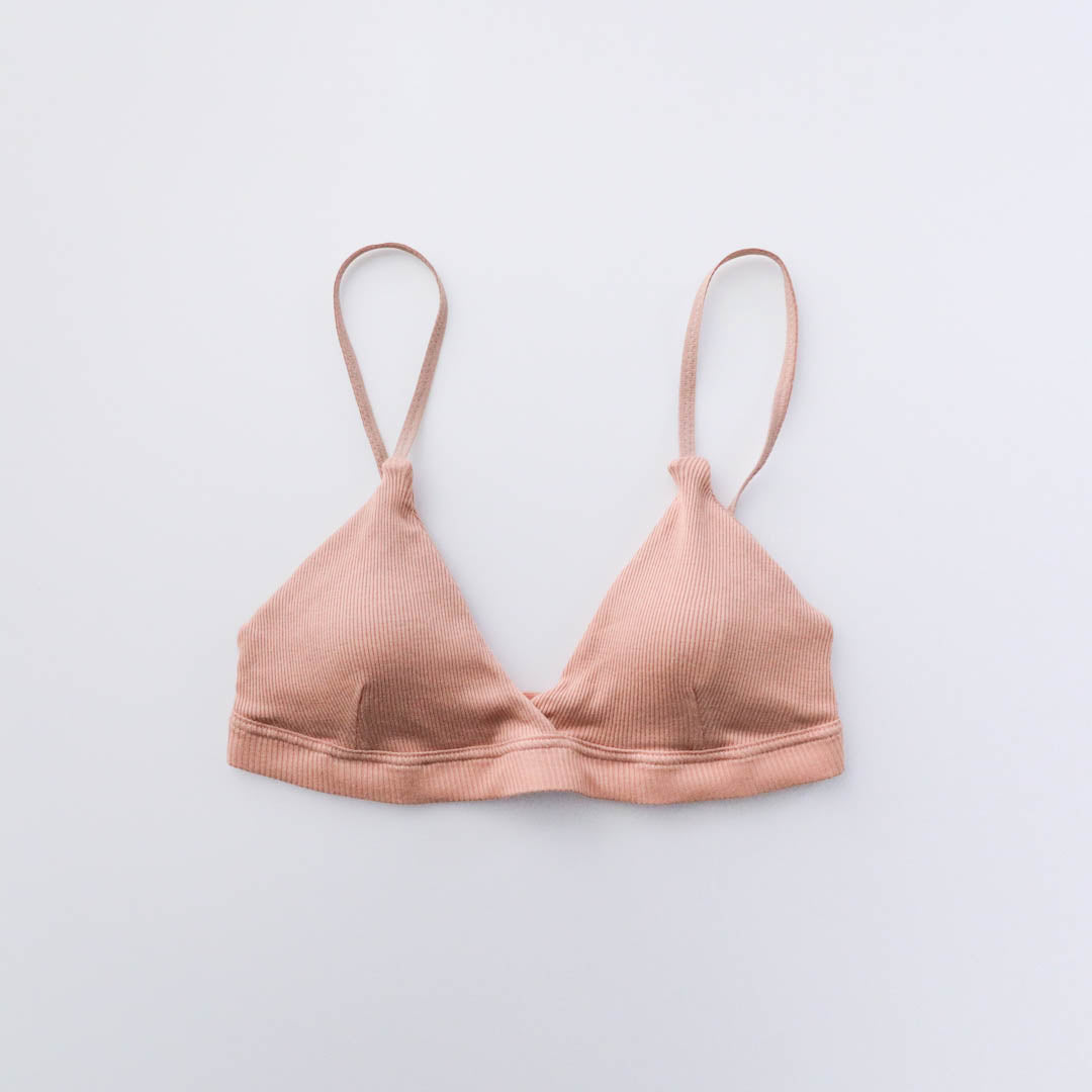 me.／スーピマコットンリブ ブラ（me-18151）