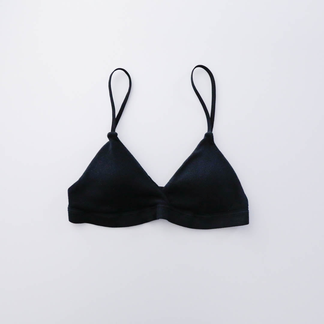 me.／スーピマコットンリブ ブラ（me-18151）