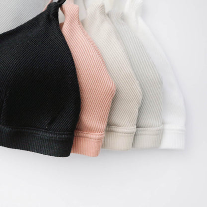 me.／スーピマコットンリブ ブラ（me-18151）