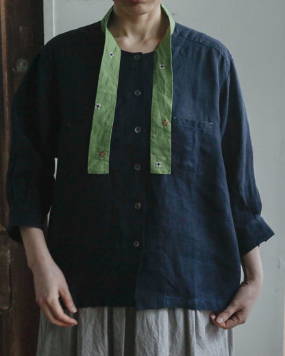 タイカラーは結ばずおろしても素敵