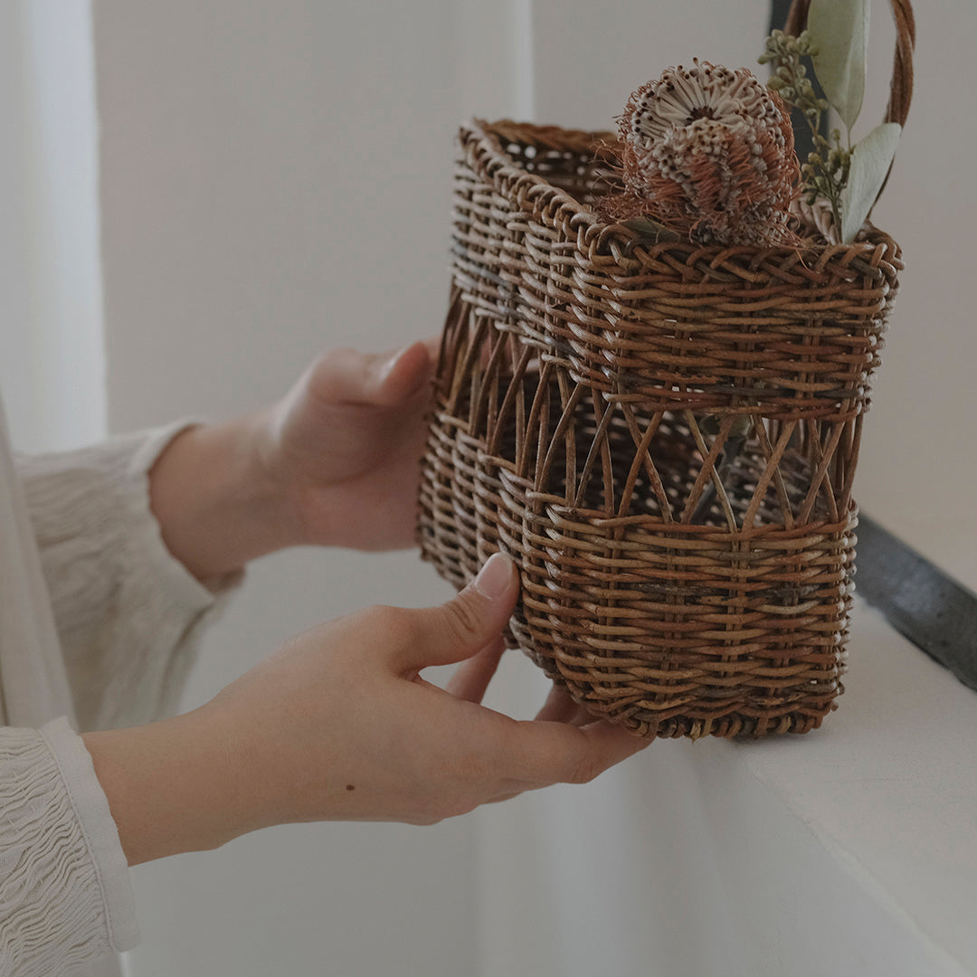 ［宮本工芸］あけびかご　状差し