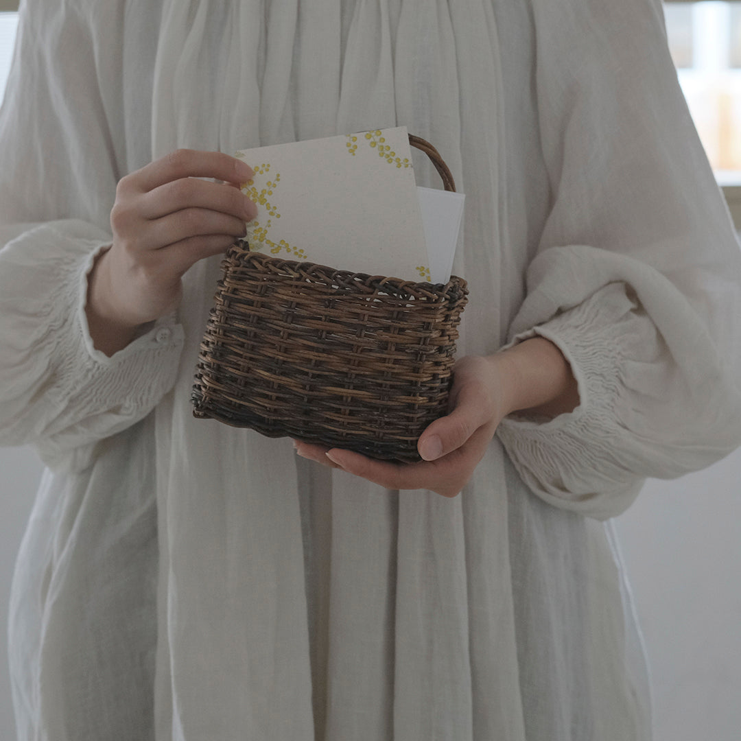 ［宮本工芸］あけびかご　状差し