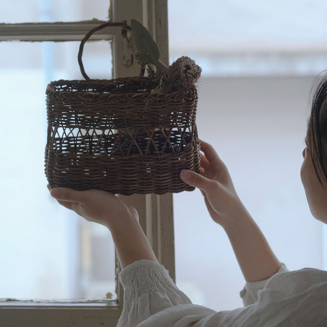 ［宮本工芸］あけびかご　状差し