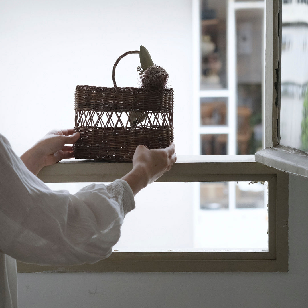 ［宮本工芸］あけびかご　状差し