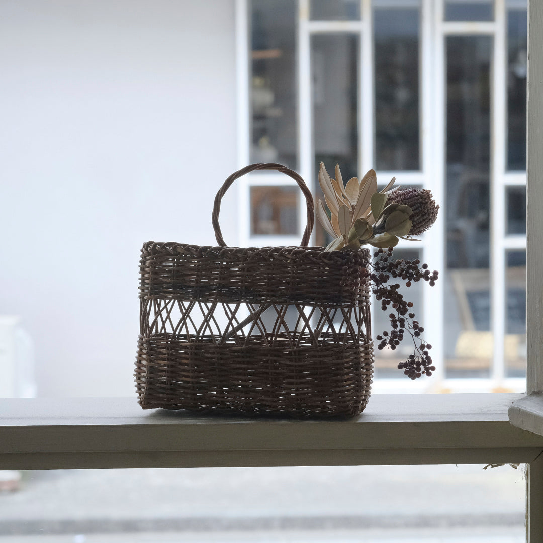 ［宮本工芸］あけびかご　状差し