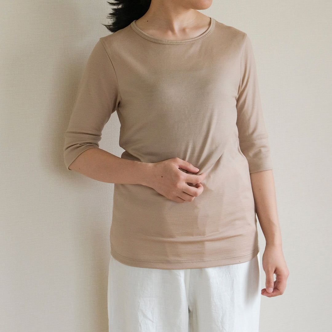 ［YARN］カウリ・五分袖ハーフスリーブ（S700-18）