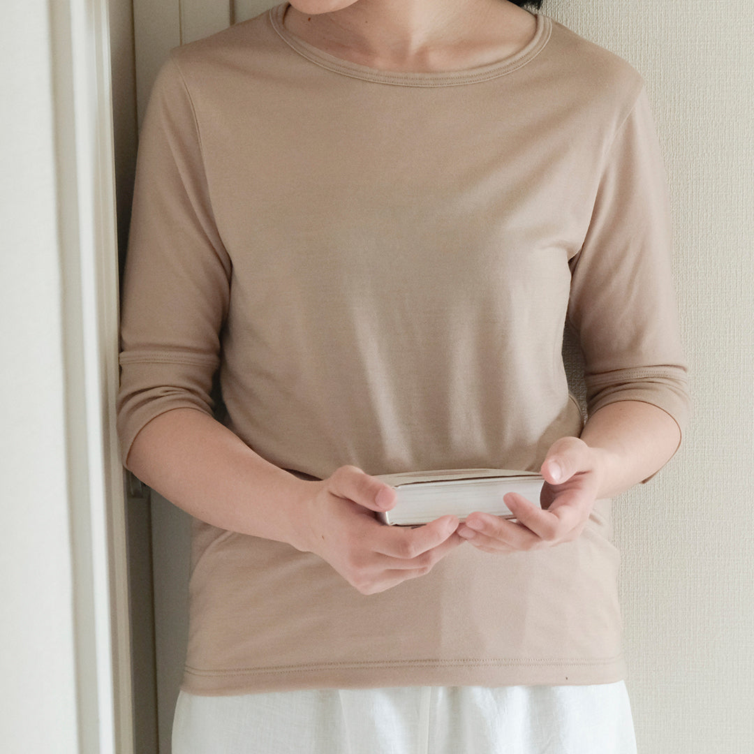 ［YARN］カウリ・五分袖ハーフスリーブ（S700-18）