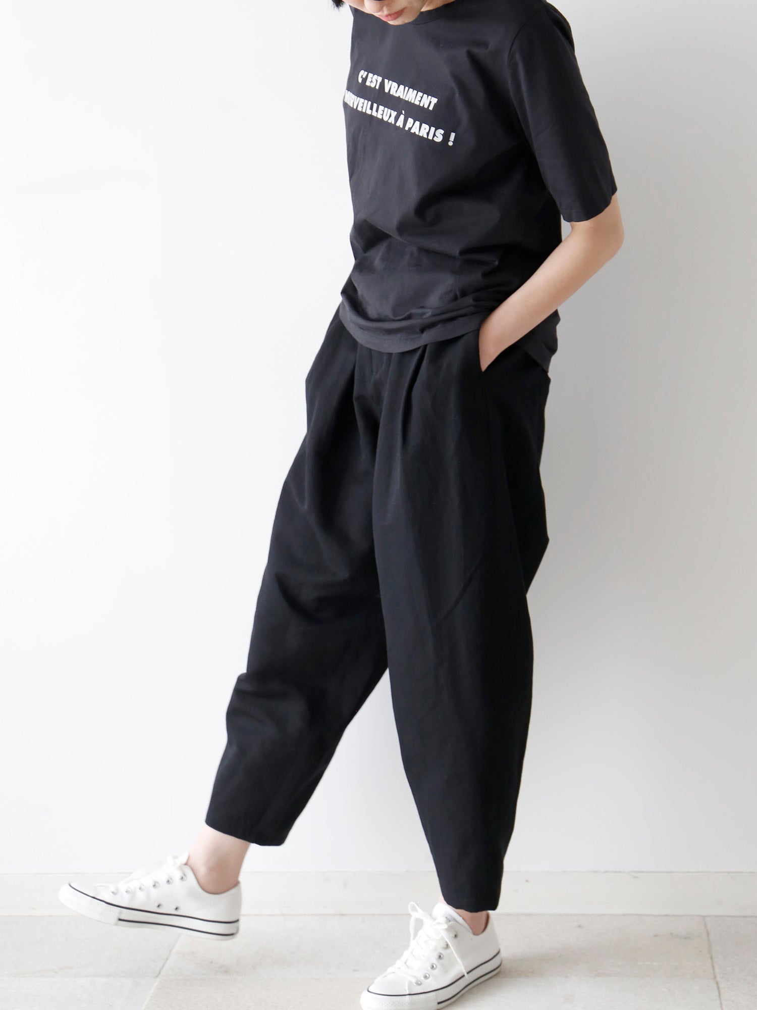Tシャツ：私物（身長166cm）