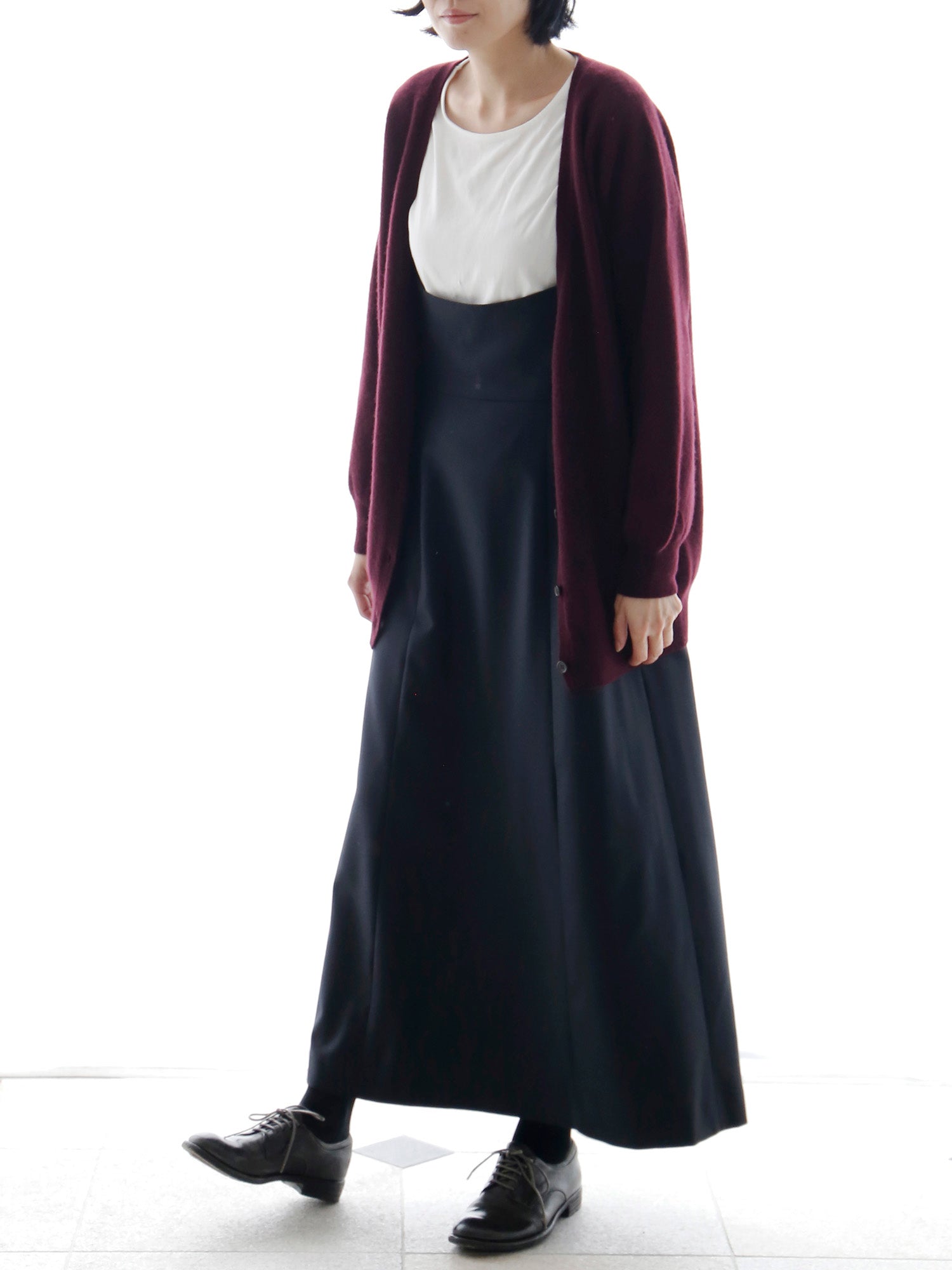 ジャンパースカート：アリス、カットソー：ルシアン