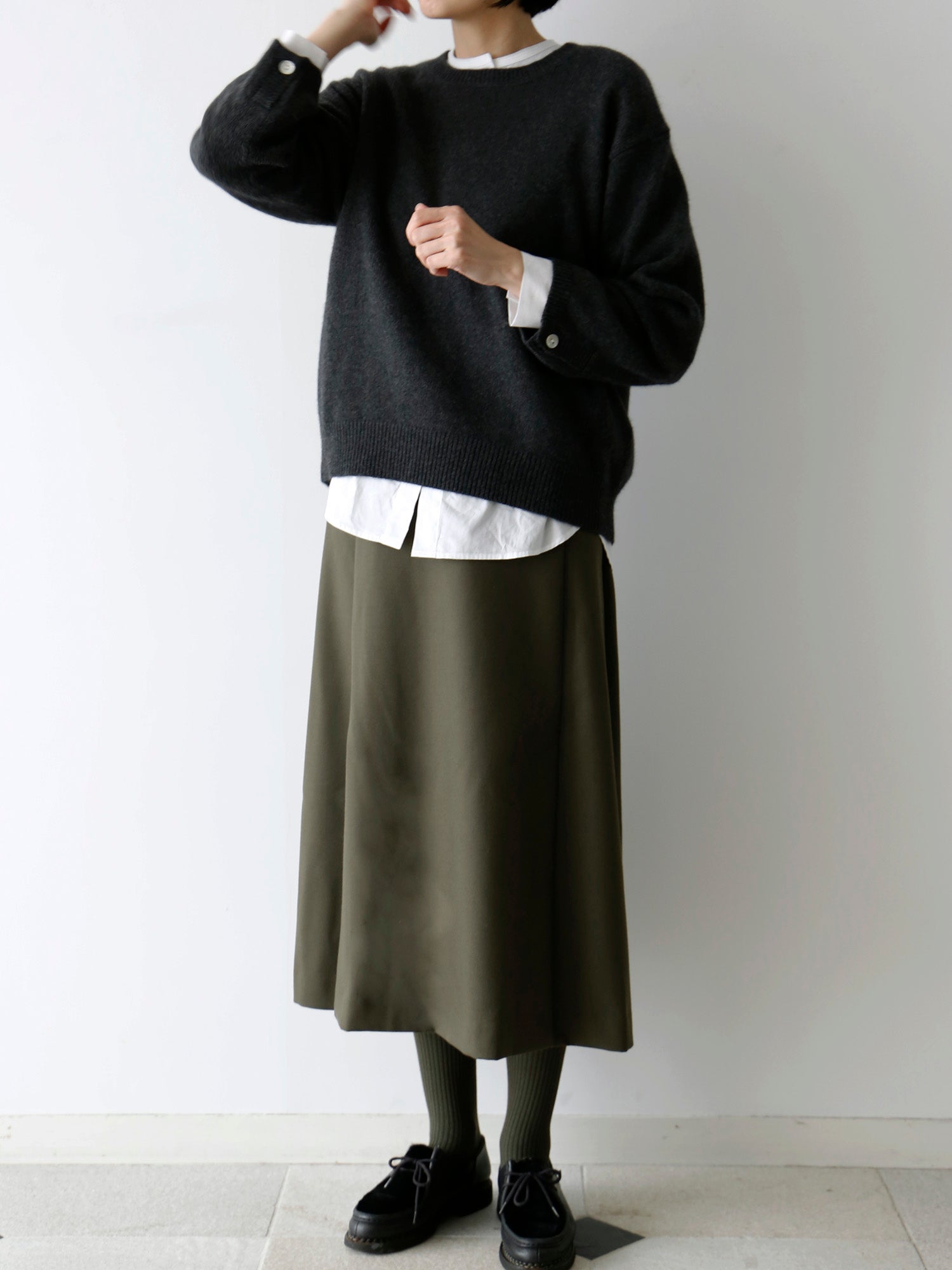 オリーブ（モデル身長166cm）