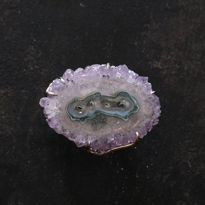 ［装身具LCF］フラワーアメシストの指輪