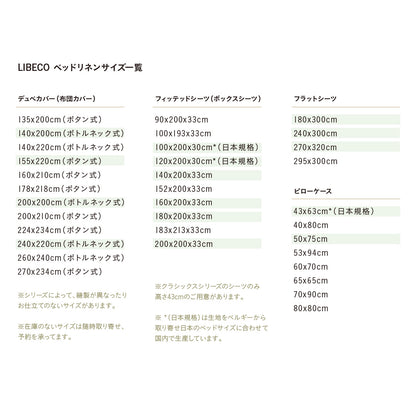 LIBECO デュベカバー　ノッティングヒル