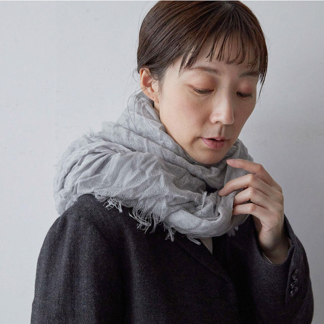 Botto Giuseppe カシミヤシルクストール 140×140