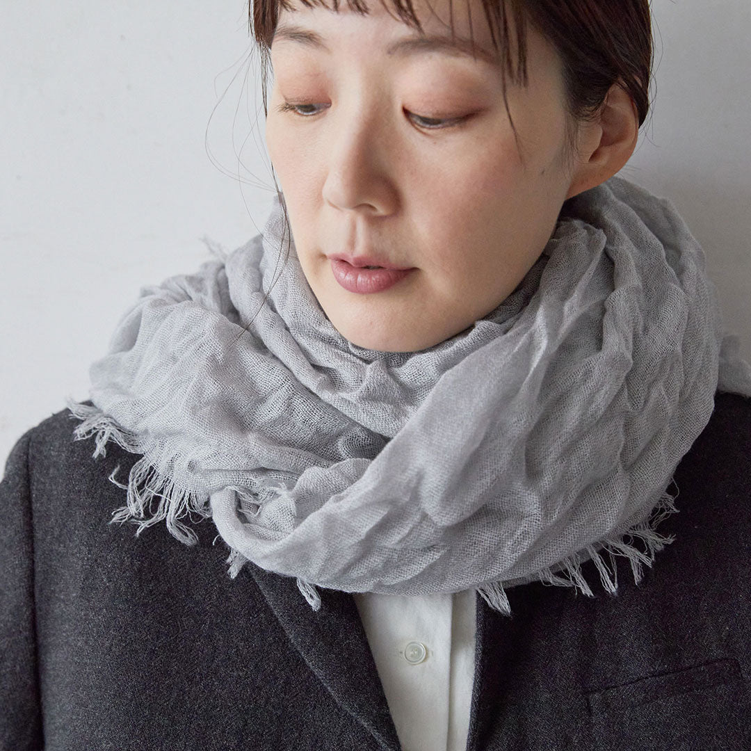 Botto Giuseppe カシミヤシルクストール 140×140