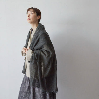 Botto Giuseppe カシミヤシルクストール 200×130