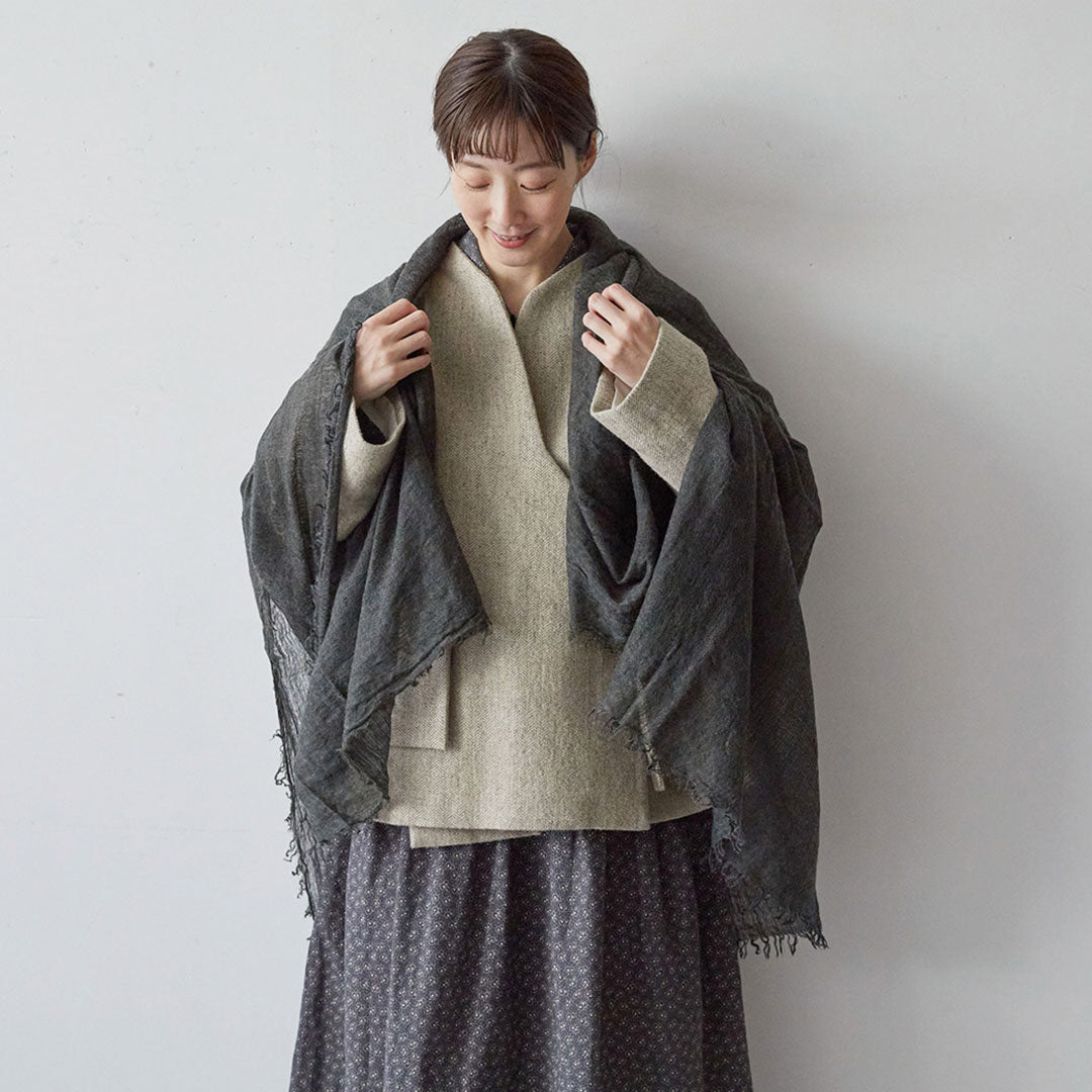 Botto Giuseppe カシミヤシルクストール 200×130