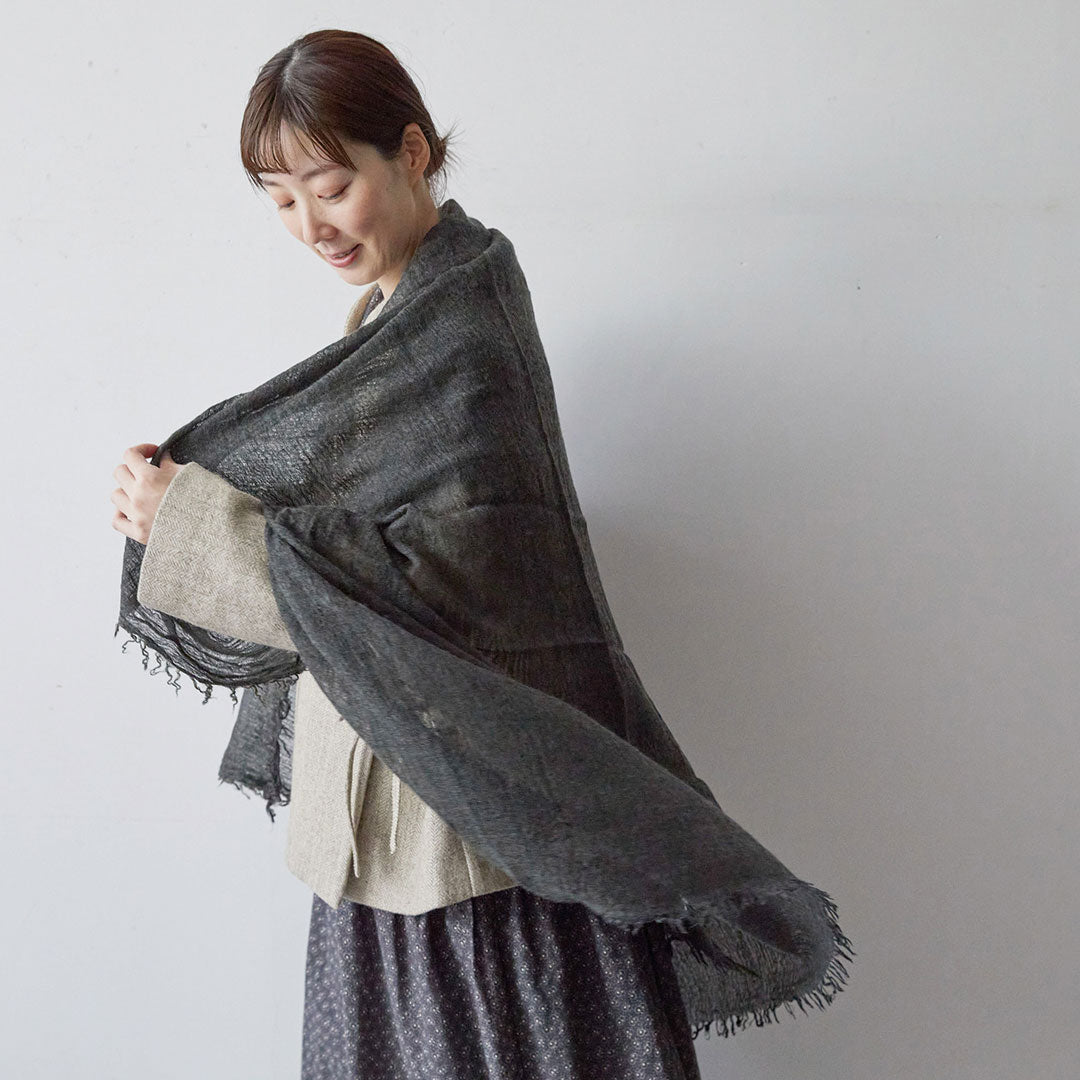 Botto Giuseppe カシミヤシルクストール 200×130