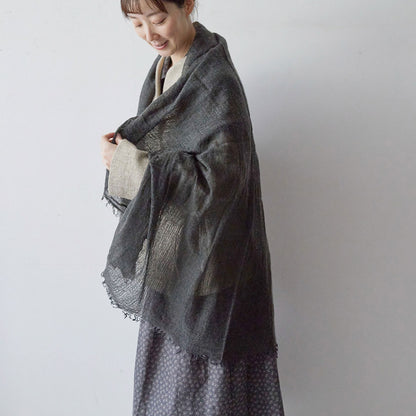 Botto Giuseppe カシミヤシルクストール 200×130