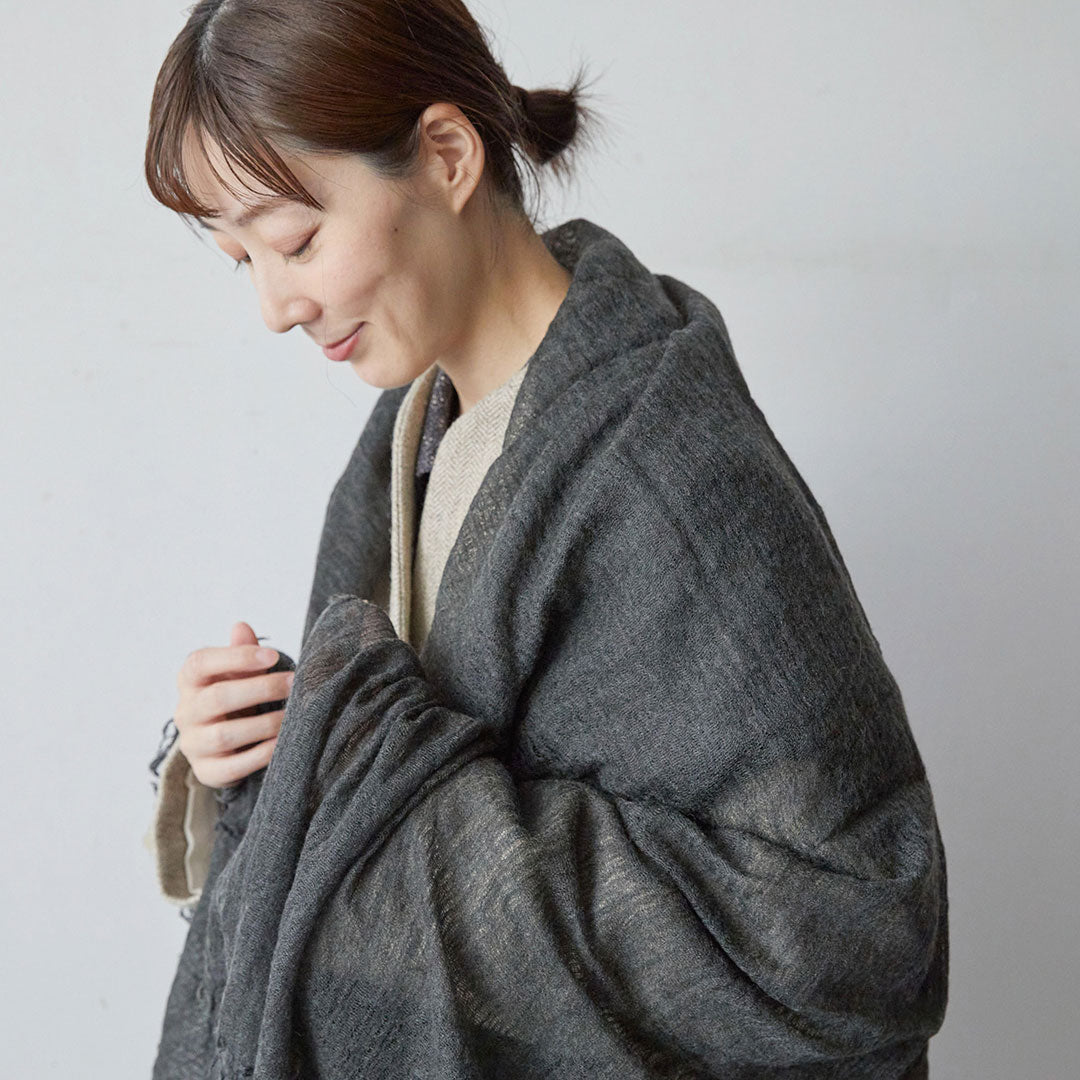 Botto Giuseppe カシミヤシルクストール 200×130