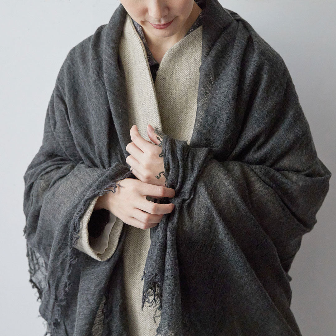 Botto Giuseppe カシミヤシルクストール 200×130