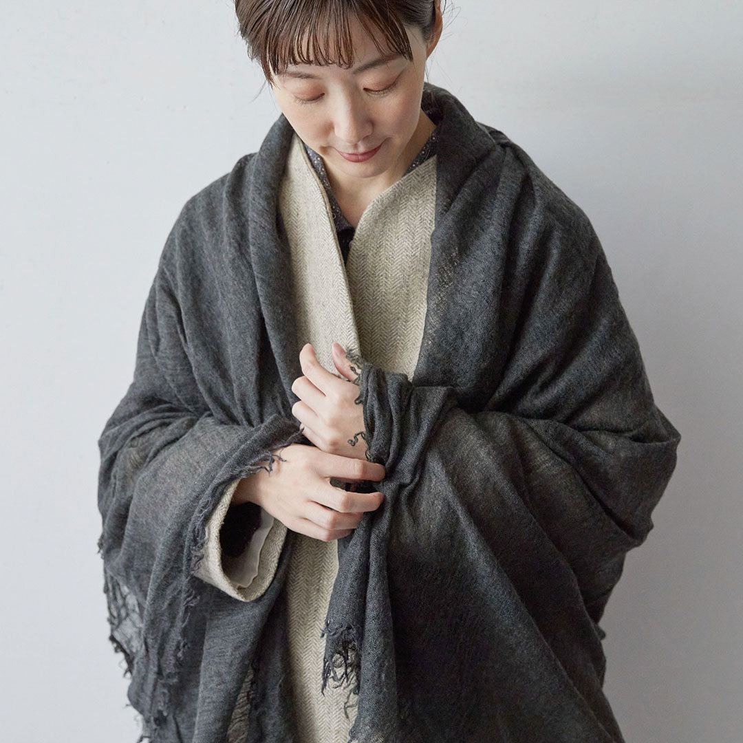 Botto Giuseppe カシミヤシルクストール 200×130