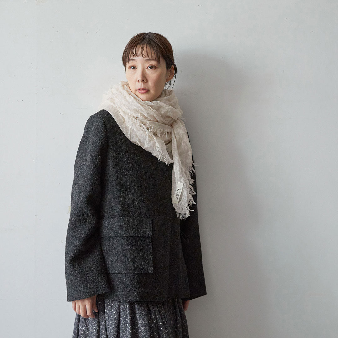 Botto Giuseppe カシミヤシルクストール 140×140