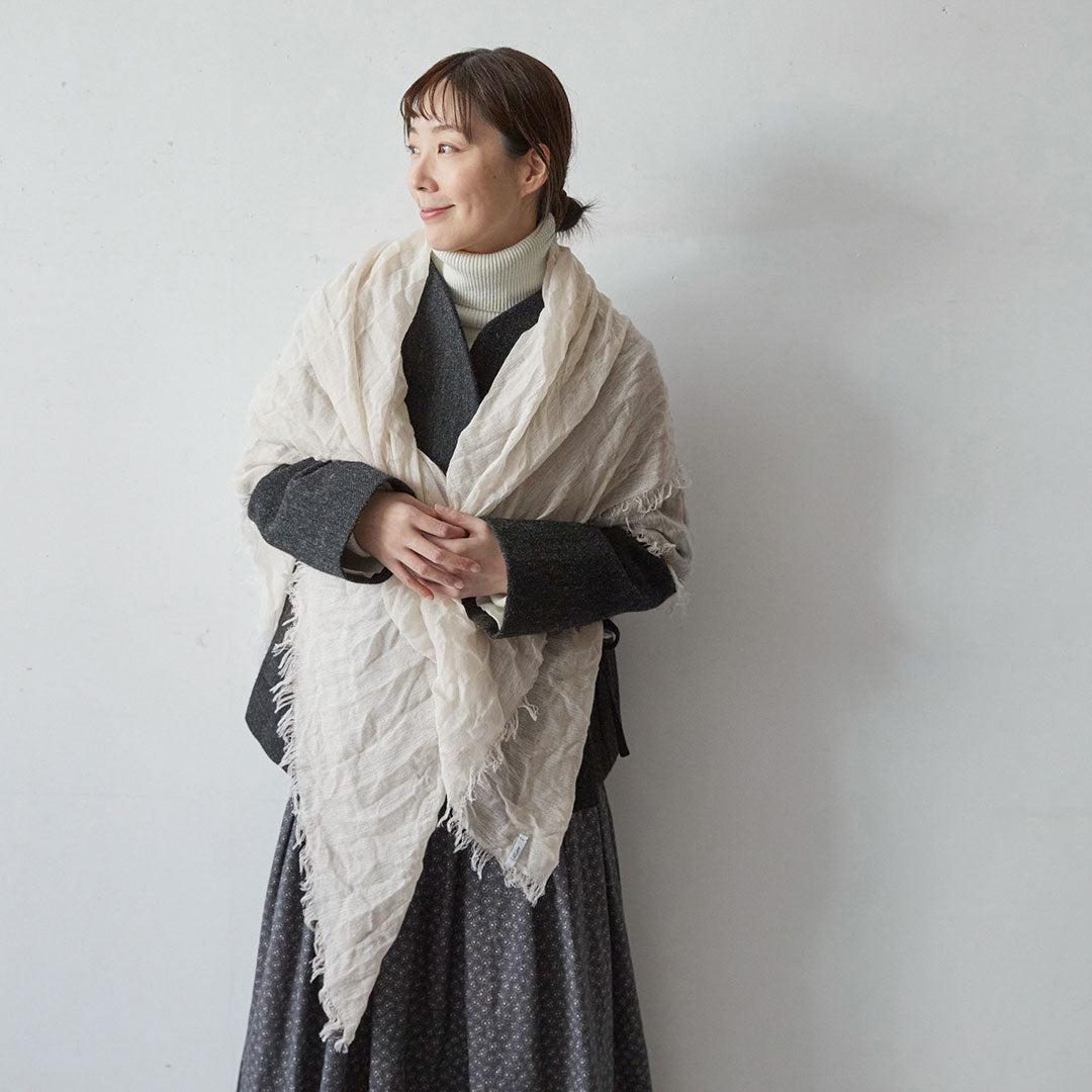 Botto Giuseppe カシミヤシルクストール 140×140