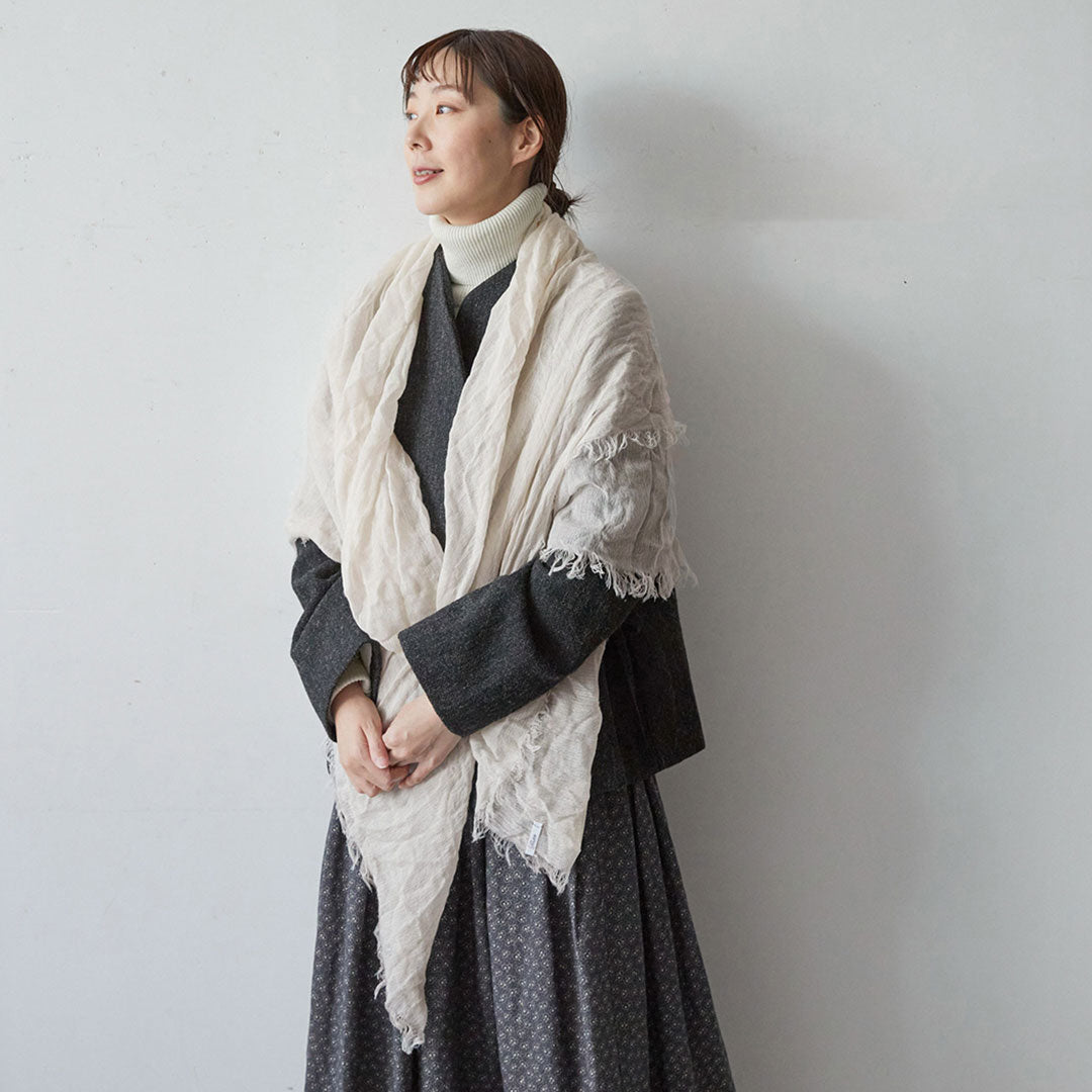 Botto Giuseppe カシミヤシルクストール 140×140