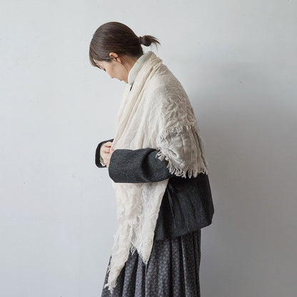 Botto Giuseppe カシミヤシルクストール 140×140