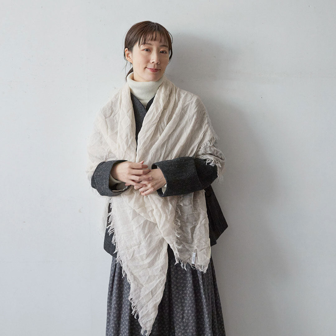 Botto Giuseppe カシミヤシルクストール 140×140